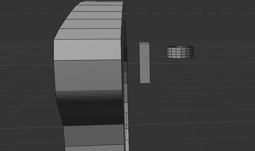 Here, I began constructing the hinge mechanism where the temple arm connects to the frame.