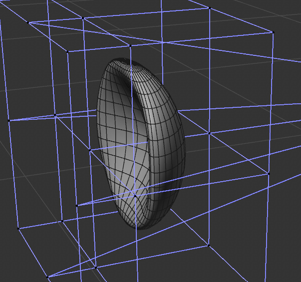 I modeled the nose bridge to match the shape of the glasses.